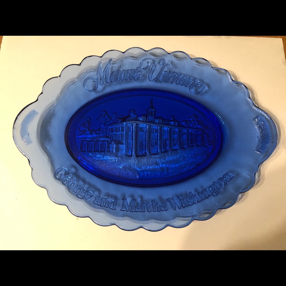 Vintage Plate. George and Martha Washington